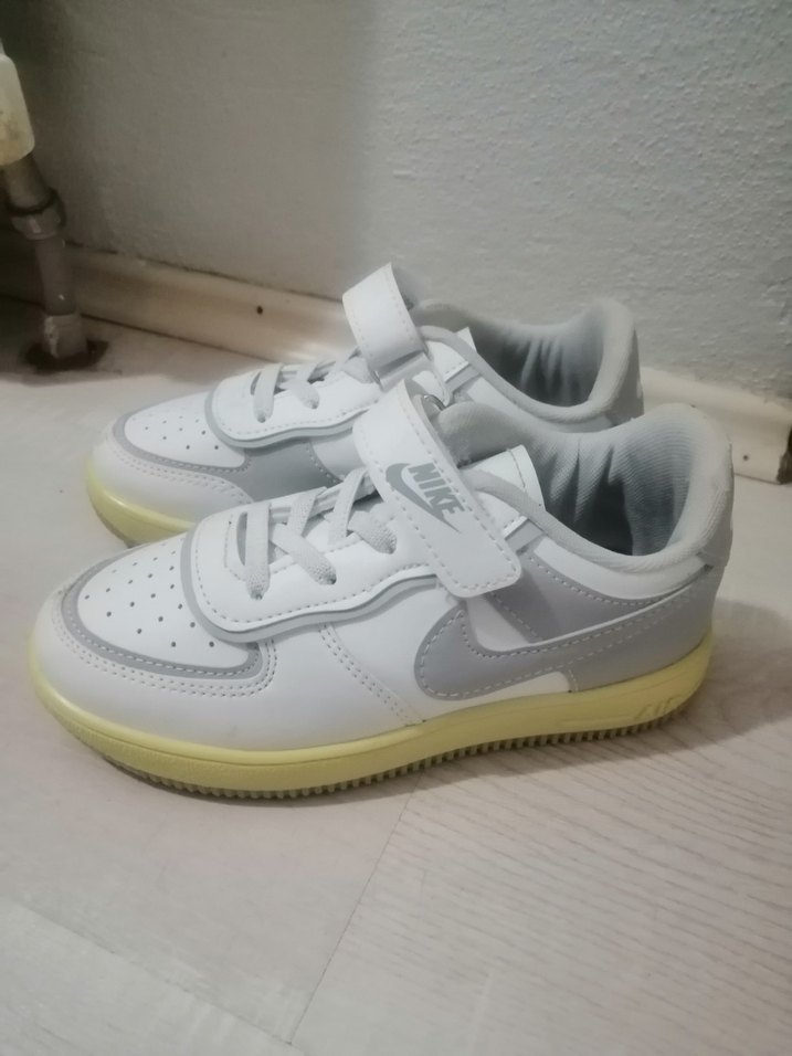 Beyaz Gri Çocuk Spor Ayakkabı - Görsel 2