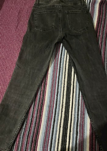 Siyah  Dar Kesim Kadın Kot Pantolon - Görsel 2