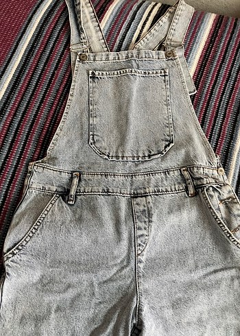 Kot  Kadın Denim Tulum - Görsel 3