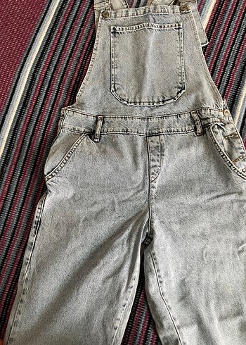 Kot  Kadın Denim Tulum - Görsel 2