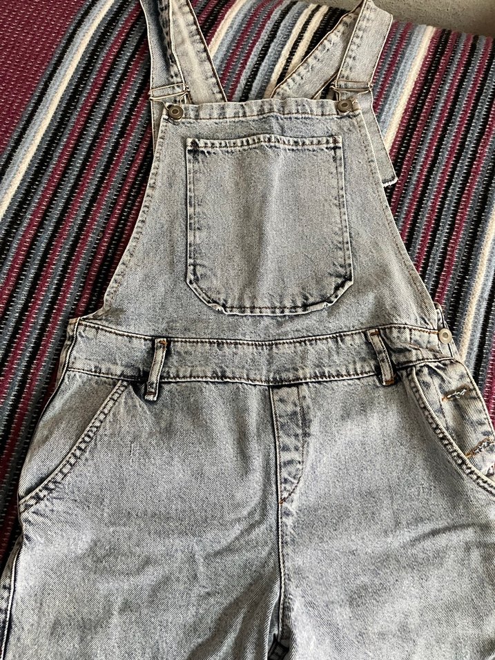 Kot  Kadın Denim Tulum - Görsel 3