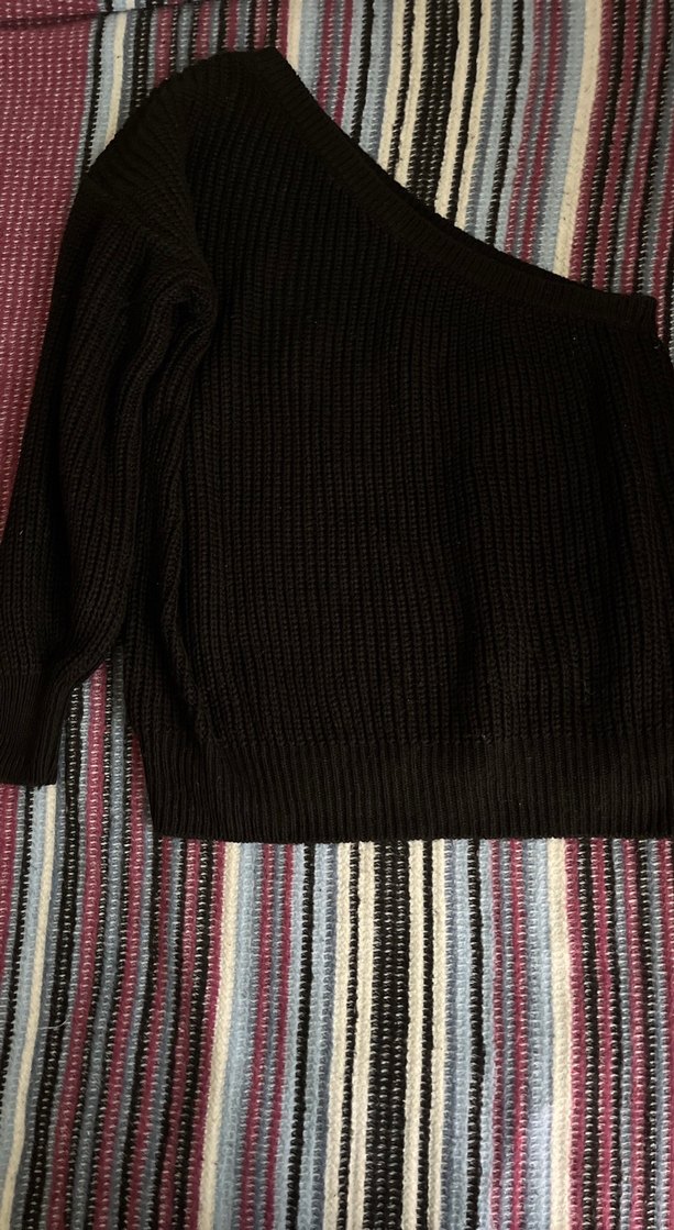 Kırmızı Bohem Triko Kadın Kazak - Görsel 3