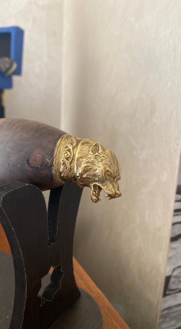 Altın kaplama Oyma Detaylı Bıçak - Görsel 2