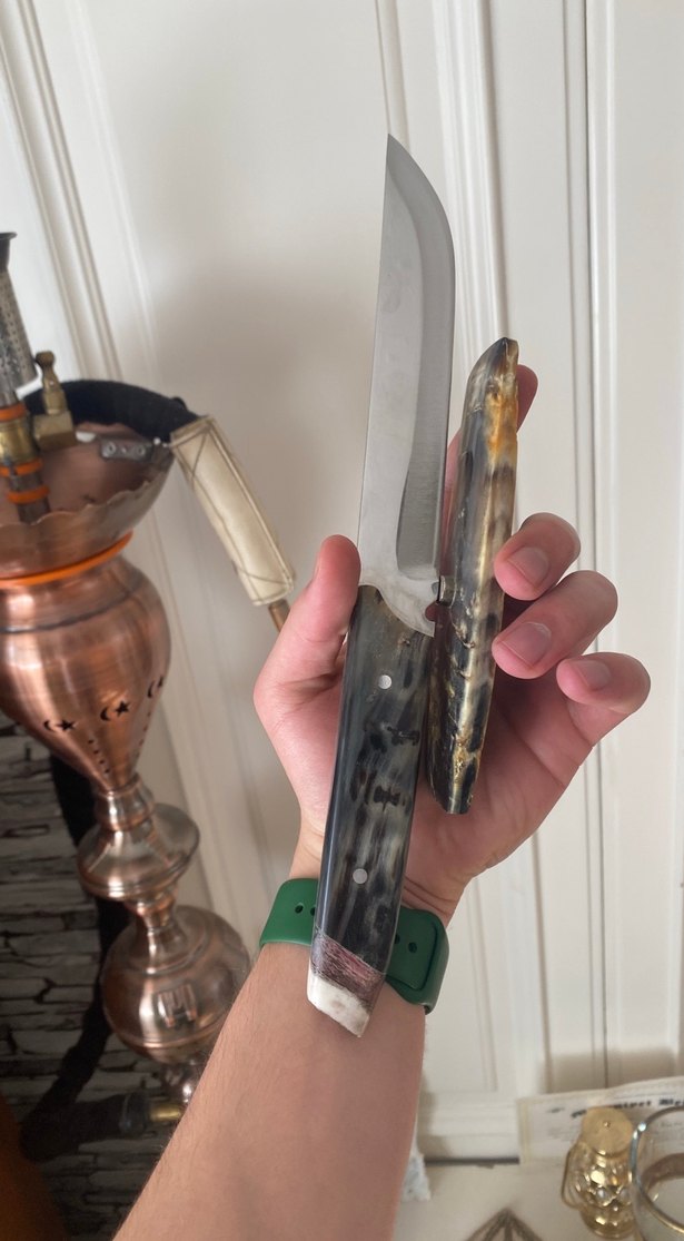 Koç boynuzu 4116 çelik standlı - Görsel 2