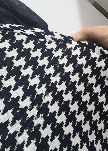 Kemerli Uzun Kollu Desenli Uzun Tunik - Görsel 3