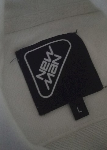 Erkek Beyaz Kapüşonlu Rahat Kesim Sweatshirt - Görsel 4