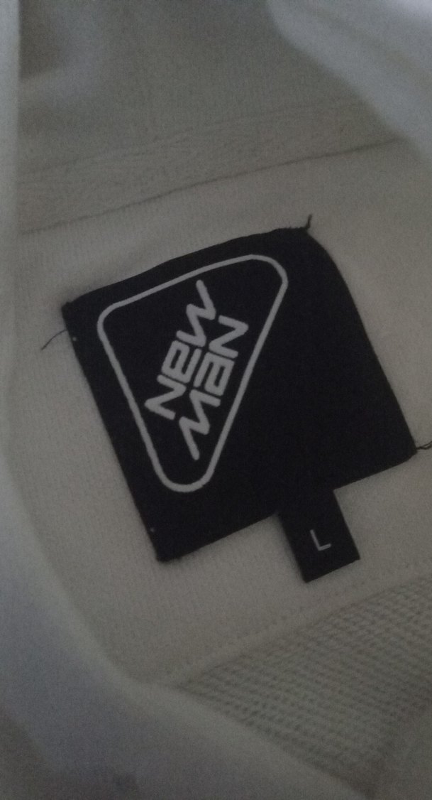 Erkek Beyaz Kapüşonlu Rahat Kesim Sweatshirt - Görsel 4