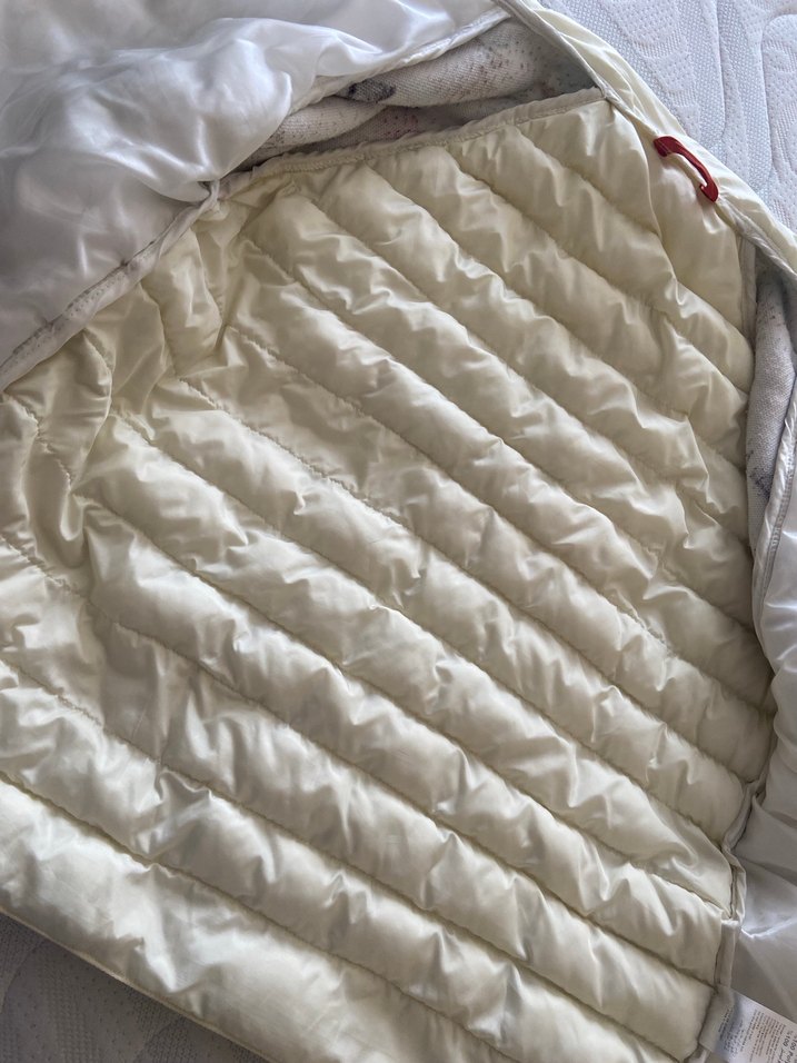 unisex Beyaz Fermuarlı Şişme Yelek - Görsel 5