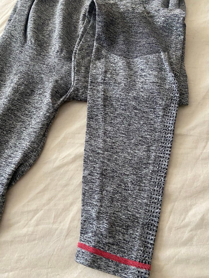 Gri Desenli Streç Hamile Taytı - Görsel 3