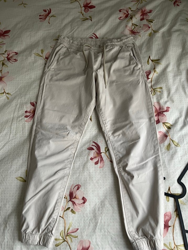 Zara Gri Baskılı Keten Erkek Pantolon - Görsel 3