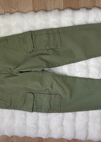 Düğmeli Kamuflaj Mini erkek Kot Pantolon - Görsel 2