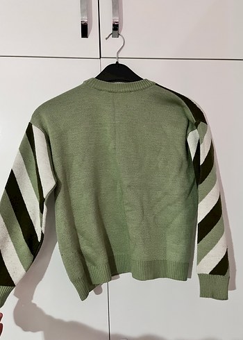 Pinterest Kalp Desenli Örgü Kazak - Görsel 2