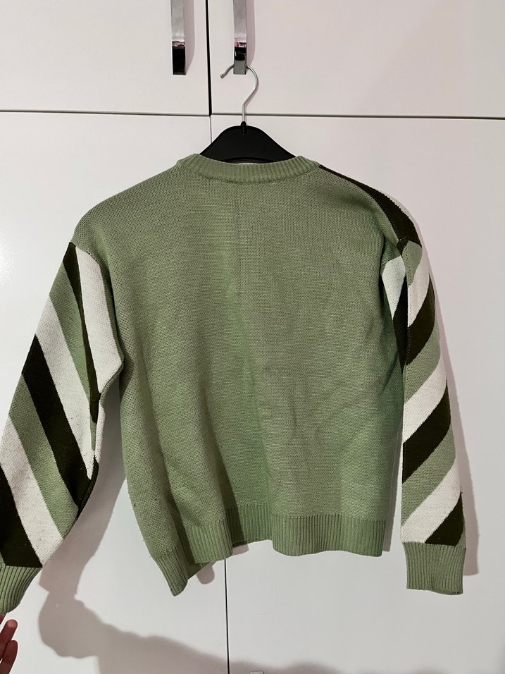 Pinterest Kalp Desenli Örgü Kazak - Görsel 2