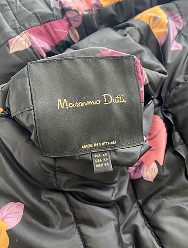 xs Beden siyah Renk Massimo Dutti Çift Taraflı Mont