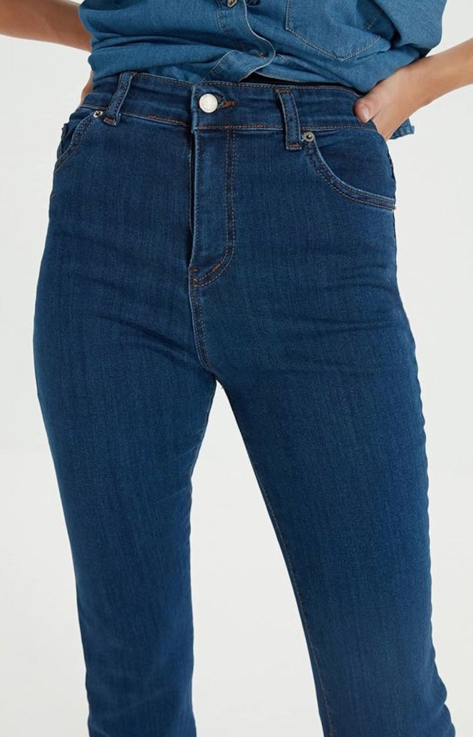 Trendyolmilla Yüksel Bel Flare Jeans - Görsel 4