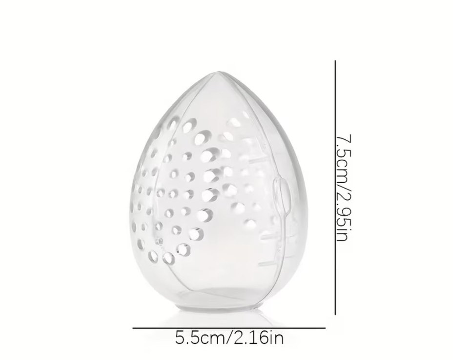 Delikli Beyaz Makyaj Süngeri Koruyucu - Görsel 4