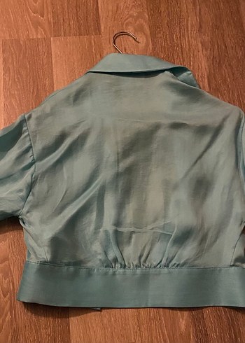 İpekyol Turkuaz Bel Vurgulu Bluz - Görsel 8