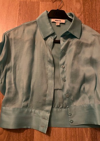 İpekyol Turkuaz Bel Vurgulu Bluz - Görsel 6