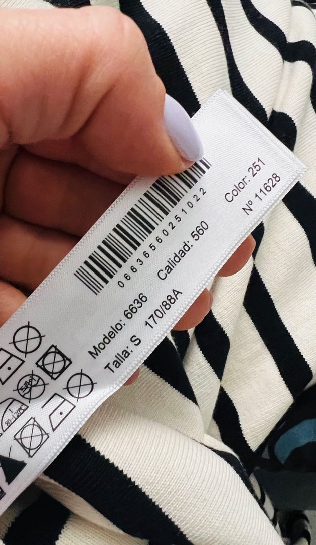 Massimo Dutti Çizgili Yırtmaçlı Uzun Triko Elbise - Görsel 5