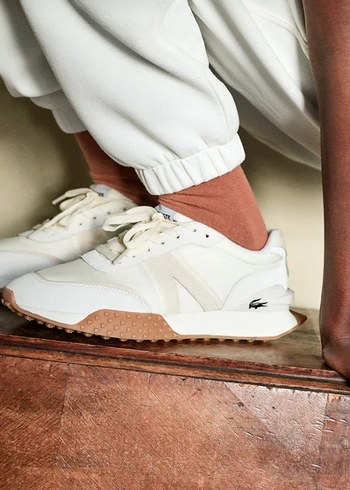 Lacoste Bej Spor Ayakkabı - Görsel 6