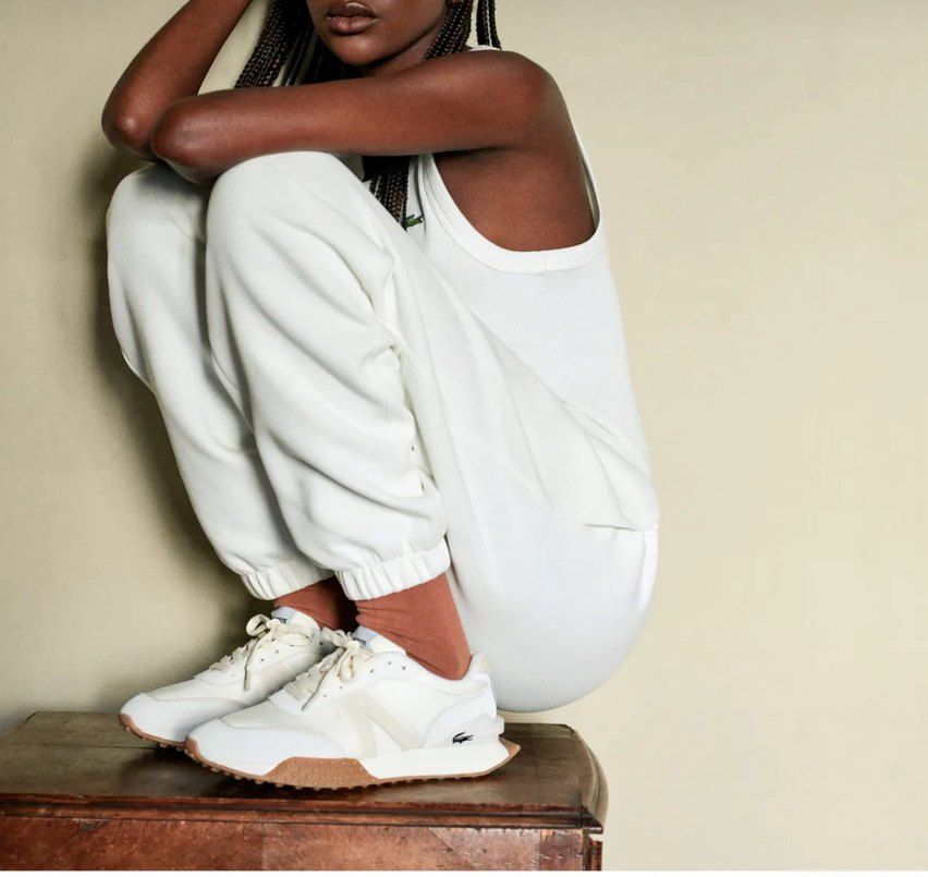 Lacoste Bej Spor Ayakkabı - Görsel 5