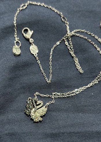swarovski kuğu kolye - Görsel 3