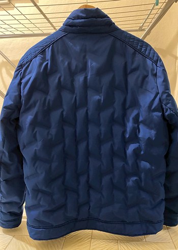 U.S Polo Parlak Mavi Erkek Fermuarlı Mont - Görsel 3