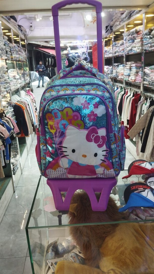 Renkli Çocuk Okul Çantası - Görsel 2