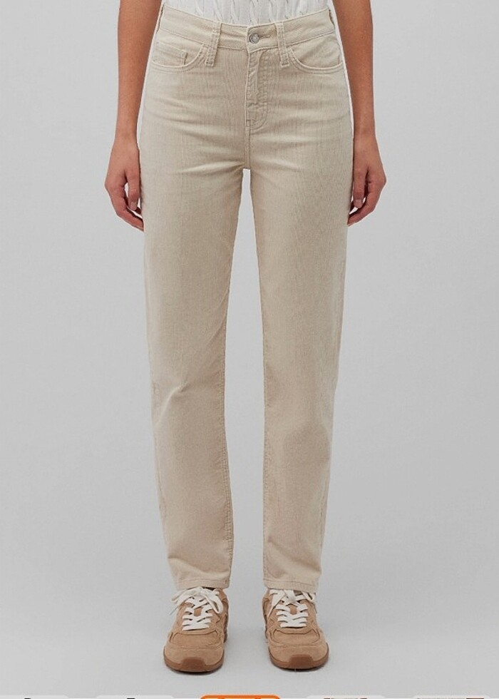 MAVI Fitilli Kadife Mom Kesim Pantolon 26/25 - Görsel 2