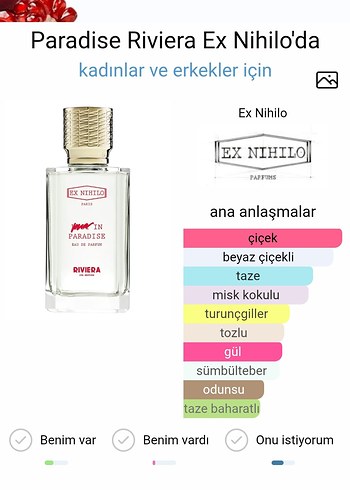 Diğer PARFÜMEVİ Deneme Seti 6'lı