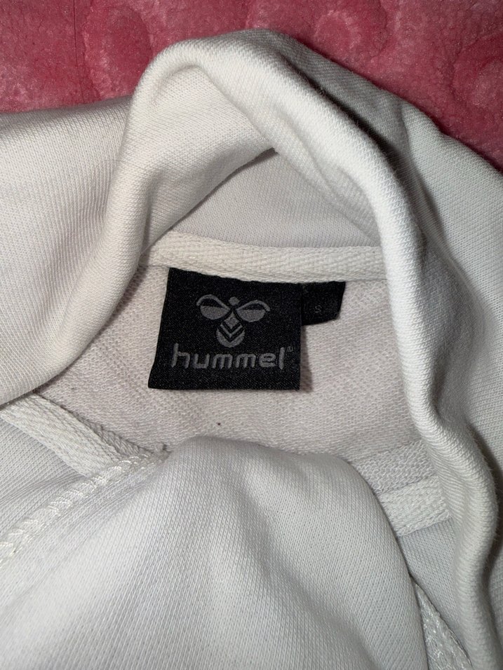 Beyaz Fermuarlı Yüksek Yakalı Sweatshirt - Görsel 2