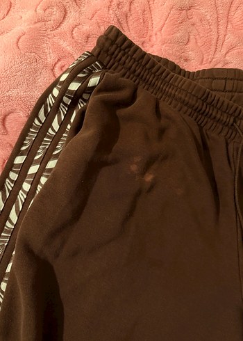 Kadın Kahverengi Süet Rahat Kesim Eşofman Altı - Görsel 3