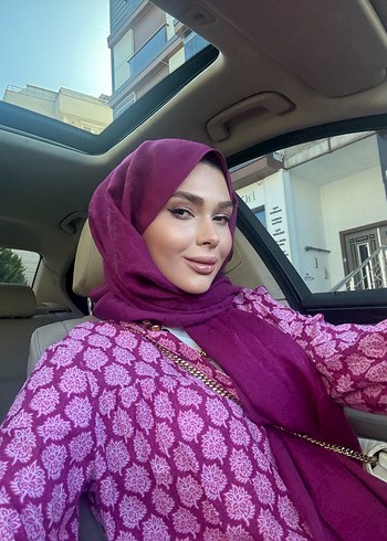 Koyu Pembe İpek Dokulu Drapeli Kadın Şal - Görsel 3