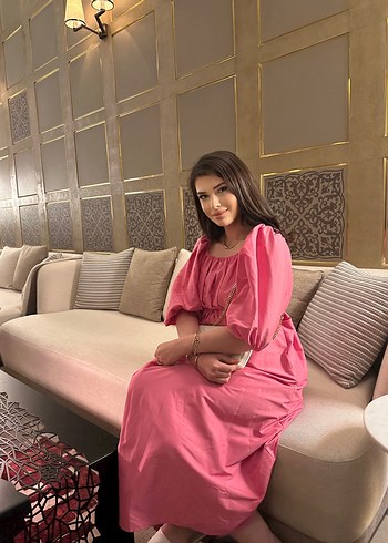 Kırmızı Bohem Uzun Elbise - Görsel 6