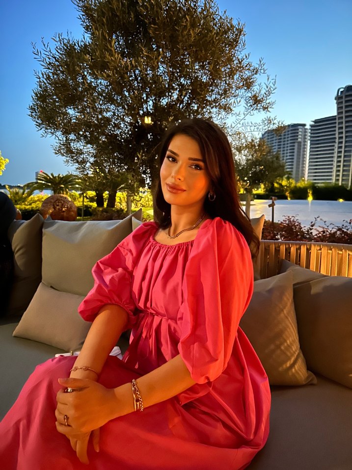 Kırmızı Bohem Uzun Elbise - Görsel 5