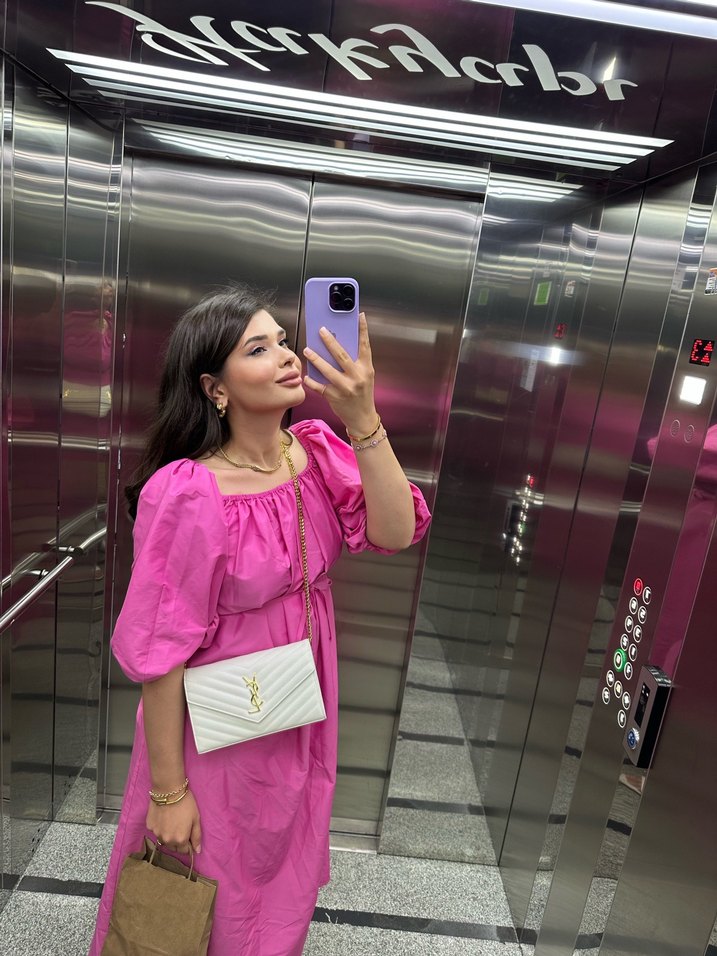 Kırmızı Bohem Uzun Elbise - Görsel 4