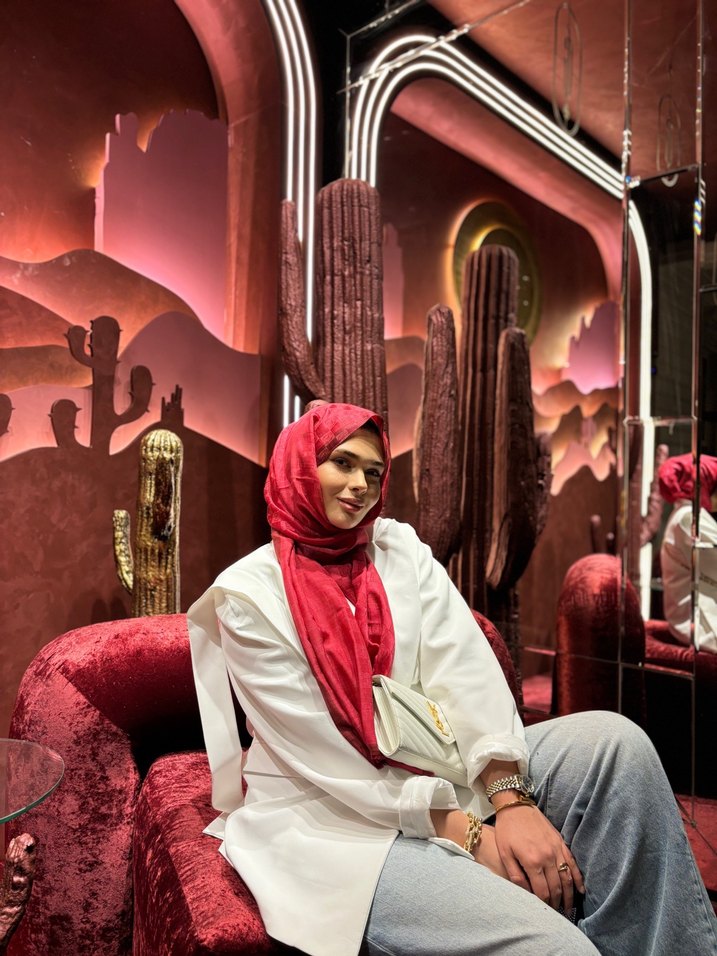 Kadın Beyaz Saten Drapeli Wrap - Görsel 2