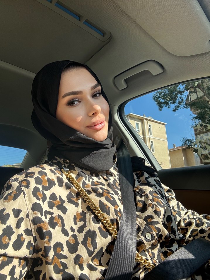 Koyu Camel Renkli Drapeli Kadın Wrap - Görsel 2