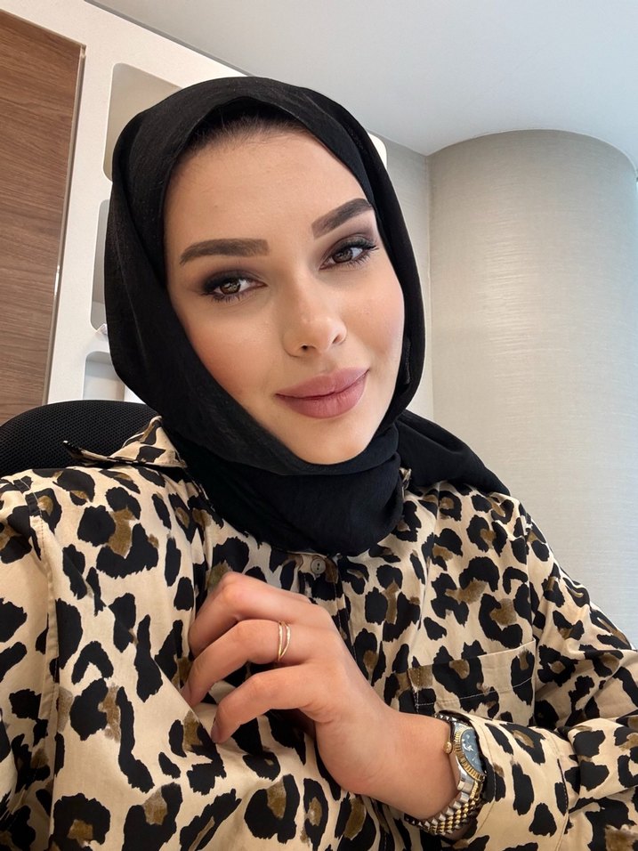 Koyu Camel Renkli Drapeli Kadın Wrap - Görsel 4