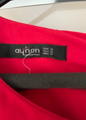 Kırmızı Drapeli Midi Kadın Elbise - Görsel 3