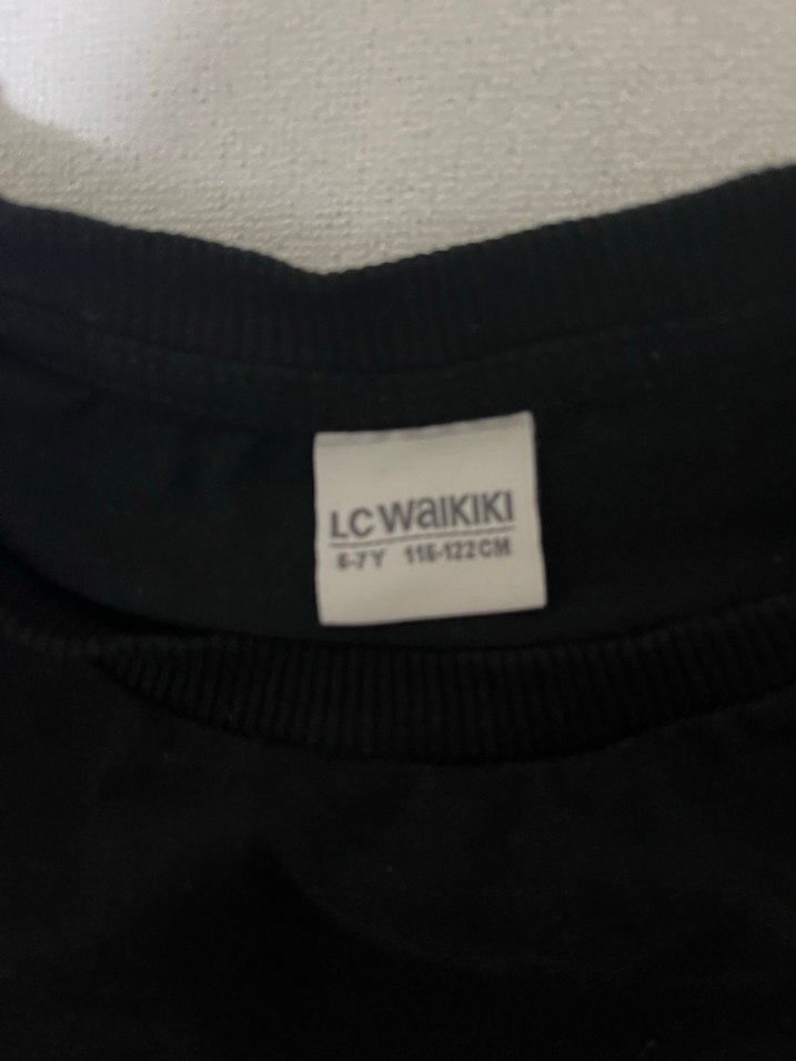 Kız Çocuk Siyah Uzun Kollu Sweatshirt - Görsel 3