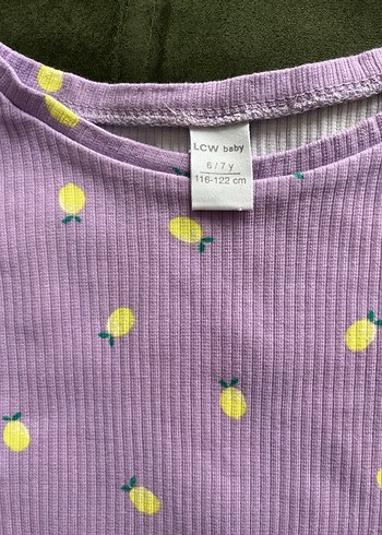 Kız Çocuk Mor Uzun Kollu Baskılı Bluz - Görsel 3