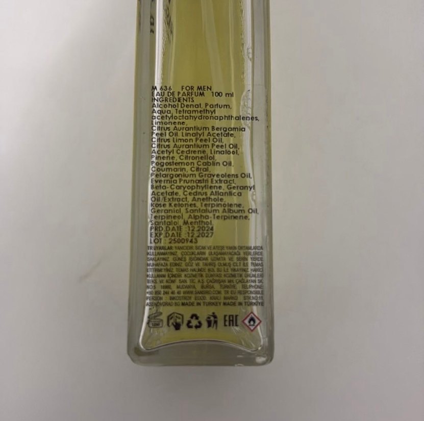 Sansiro 100 ml Erkek Parfümü - Görsel 2