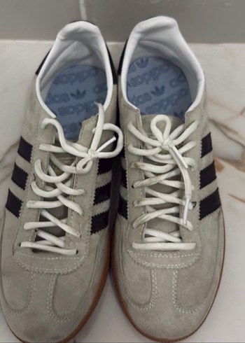 Bej Bağcıklı Erkek Adidas Spezial Spor Ayakkabısı - Görsel 3