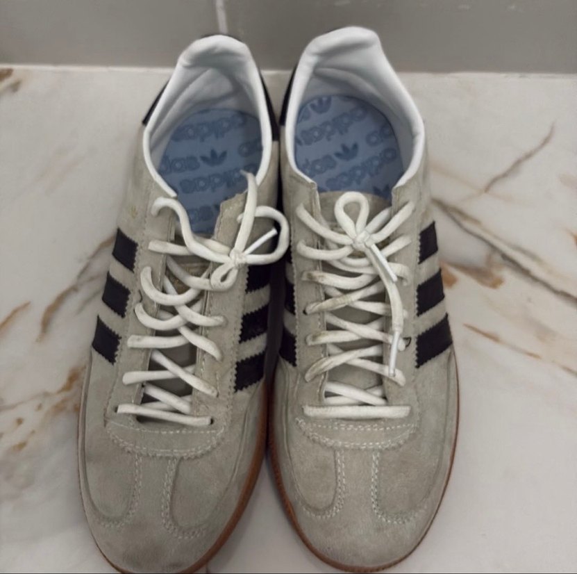 Bej Bağcıklı Erkek Adidas Spezial Spor Ayakkabısı - Görsel 3