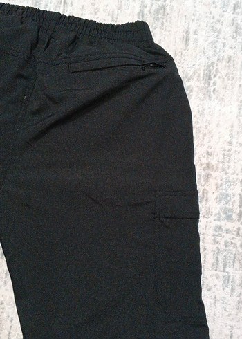 Siyah Mini Kadın Kumaş Pantolon - Görsel 3