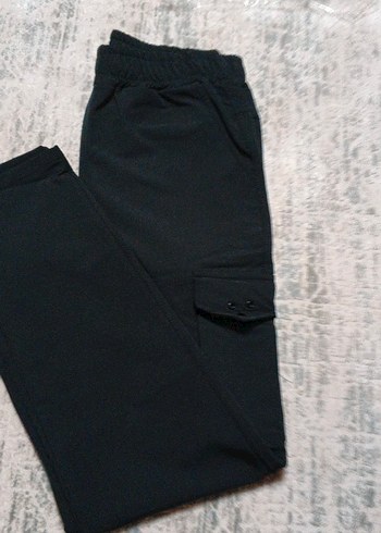 Gri Kadın Rahat Kesim Spor Pantolon - Görsel 2