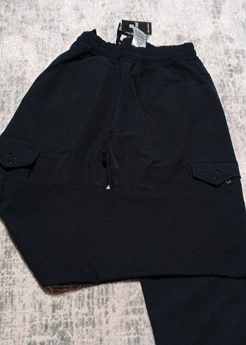 Erkek Siyah Rahat Outdoor Eşofman Altı - Görsel 5