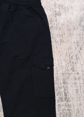 Erkek Siyah Rahat Outdoor Eşofman Altı - Görsel 4