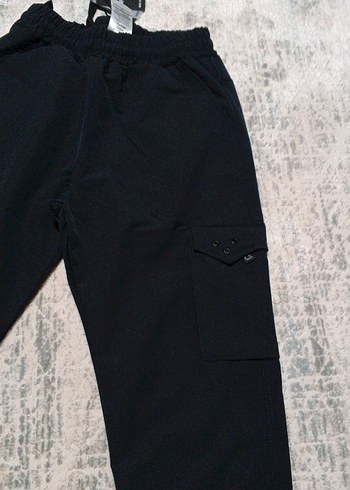 Erkek Siyah Rahat Outdoor Eşofman Altı - Görsel 3